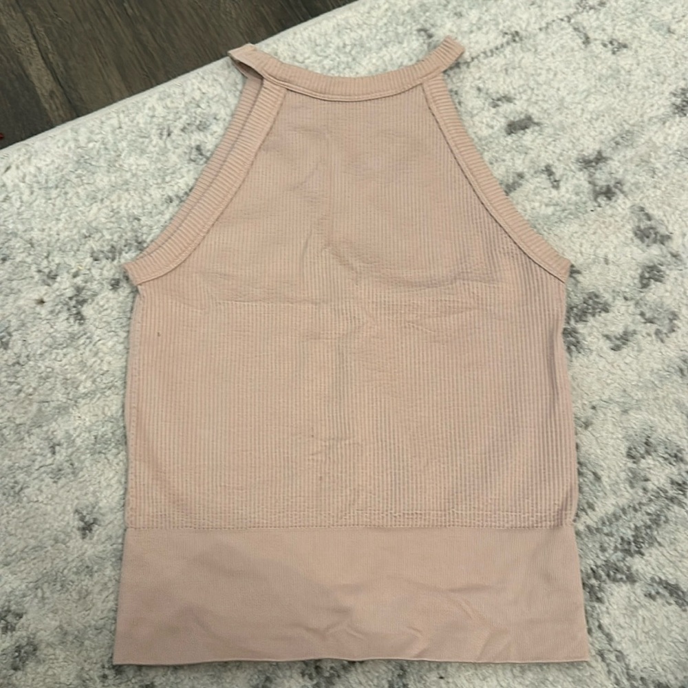 Free people nude halter neck top in size M/L